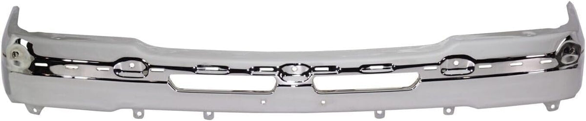 14-Piece Front Bumper Kit: Bumper Assembly & Chrome Kit for 2003-2007 Chevrolet Silverado 1500, 2002-2006 Avalanche 1500 & More