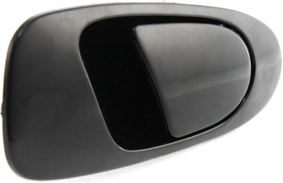 Rear Exterior Door Handle Smooth Black Left Driver Side for 1992-1995 Honda Civic