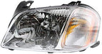 Set of 2 Front Head Light Assembly Plastic Left Driver & Right Passenger Side for 2001-2004 Mazda Tribute
