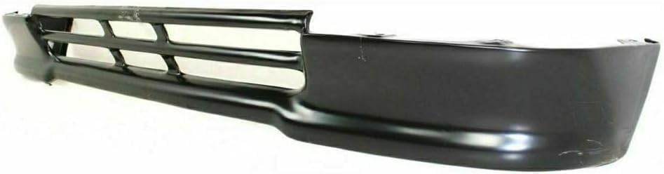 2-Piece Front Bumper Kit: Bumper Chrome Face Bar & Primed Lower Valance Panel Steel for 1992-1995 Toyota Pickup