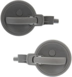 Set of 2 Front or Rear Interior Door Handle Left Driver & Right Passenger Side, without Door Lock Hole for 2008-2014 Dodge Avenger