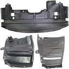 Set of 3 Front Engine Splash Shield Under Cover for 2007-2009 Nissan Altima