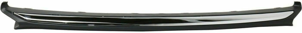 4-Piece Front Bumper Kit: Bumper Textured Upper & Lower Grille, Molding & Chrome Trim (Left & Right) for 2013-2015 Honda Accord