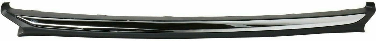 4-Piece Front Bumper Kit: Bumper Textured Upper & Lower Grille, Molding & Chrome Trim (Left & Right) for 2013-2015 Honda Accord
