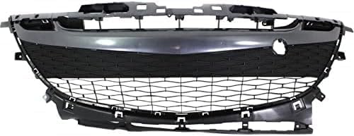 Front Bumper Grille Gray Plastic for 2010-2011 Mazda 3
