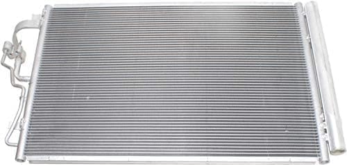 Front A/C Condenser Aluminum Core for 2014-2017 Hyundai Elantra, 2015-2018 Kia Forte & More