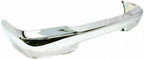2-Piece Front Bumper Kit: Chrome Bumper Steel & Textured Lower Valance Plastic for 1998-2000 Ford Ranger