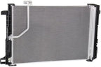 Front A/C Condenser Aluminum Core for 2008-2015 Mercedes-Benz C-Class, 2010-2017 E-Class & More