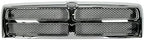 Front Grille Assembly Chrome with Honeycomb Insert, Chrome Shell with Painted Silver Insert for 1994-2001 Dodge Ram 1500, 1994-1996 Ram 2500 & More