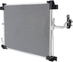 Front A/C Condenser Aluminum Core for 2008-2012 Infiniti EX35, 2013 EX37 & More