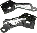 8-Piece Front Bumper Kit: Chrome Bumper, Upper Cover & Lower Valance Retainers Brackets (Left & Right) for 2001-2004 Toyota Tacoma