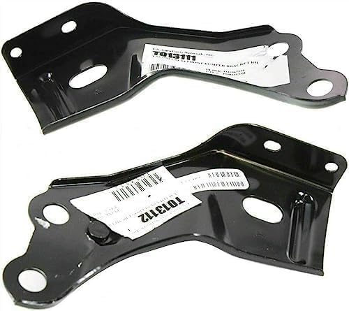 8-Piece Front Bumper Kit: Chrome Bumper, Upper Cover & Lower Valance Retainers Brackets (Left & Right) for 2001-2004 Toyota Tacoma