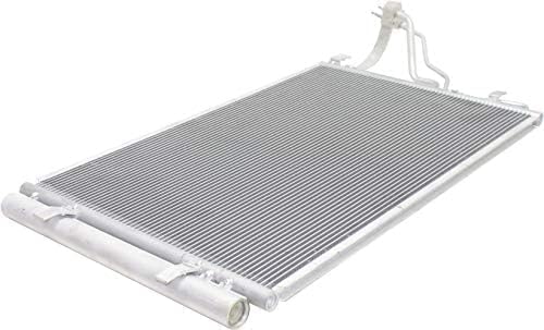 Front A/C Condenser Aluminum Core for 2014-2017 Hyundai Elantra, 2015-2018 Kia Forte & More