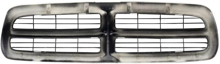 Grille Assembly, Painted Black Shell and Insert for 1997-2004 Dodge Dakota & 1998-2003 Durango