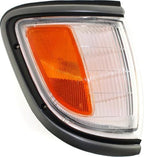 Set of 2 Front Corner Light Assembly with Primed Trim Right Passenger & Left Driver Side for 1995-1996 Toyota Tacoma
