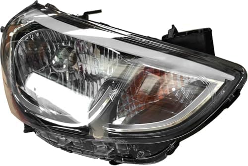 Front Head Light Assembly Right Passenger Side for 2015-2017 Hyundai Accent