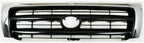 13-Piece Front Bumper Cover Kit: Bumper Cover, Reinforcement, Grille, Headlight Filler, Brackets, End Trims & Corner & Head Lights (Left & Right) for 1998-2000 Toyota Tacoma