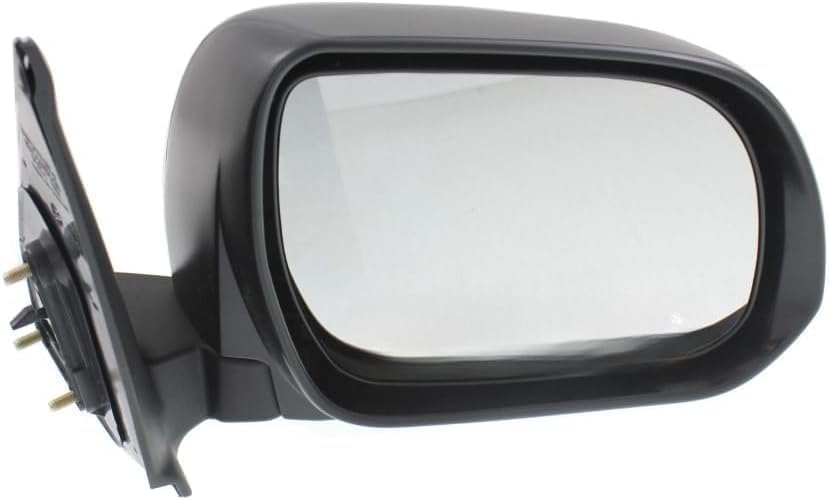 Driver and Passenger Side Mirrors, Manual Adjust, Manual Folding, Non-Heated, Textured Black, No Signal Light, No Memory, No Puddle Light, No Auto-Dimming For 2012-2015 Toyota Tacoma