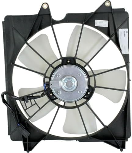 Front Radiator & A/C Condenser Cooling Fan Assembly Plastic for 2008-2009 Honda Accord