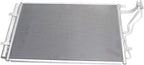 Front A/C Condenser Aluminum Core for 2014-2017 Hyundai Elantra, 2015-2018 Kia Forte & More