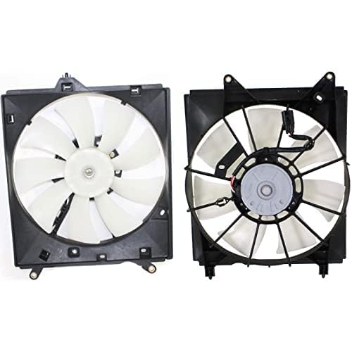 Radiator and A/C Condenser Fan - Driver and Passenger Side, For Models With Radiator Marked 0A18 For 2000-2004 Toyota Avalon