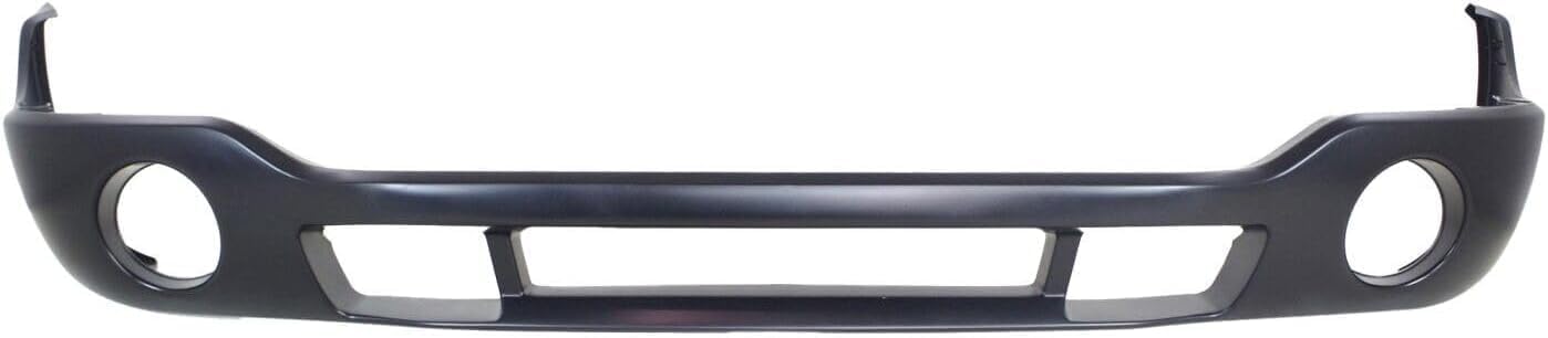 Front Primed Bumper Cover, 2003-2007 (Classic) SLE Model, With Fog Light Holes, Without Parking Aid Sensor Holes