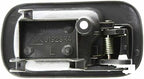 Front or Rear Interior Door Handle Gray Plastic Left Driver Side for 1992-1995 Honda Civic