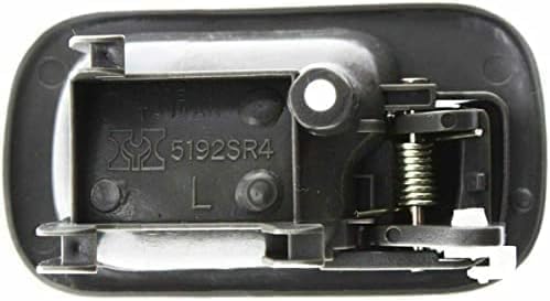 Front or Rear Interior Door Handle Gray Plastic Left Driver Side for 1992-1995 Honda Civic