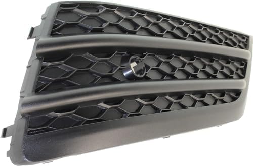 Front Bumper Outer Grille Textured Right Passenger Side for 2016-2018 Honda Pilot
