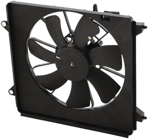 Front A/C Condenser Cooling Fan Assembly for 2008-2012 Honda Accord, 2009-2014 Acura TSX & More