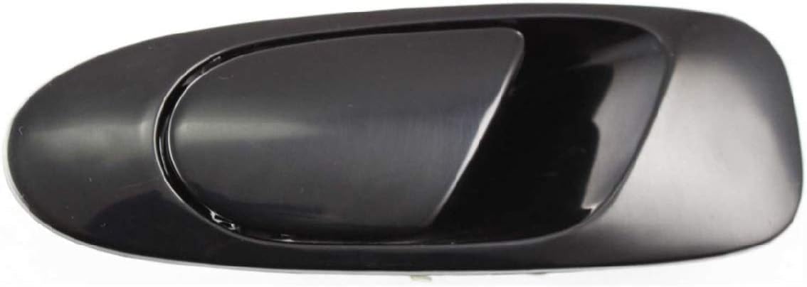 Rear Exterior Door Handle Smooth Black Left Driver Side for 1992-1995 Honda Civic