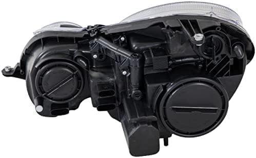 Set of 2 Front Head Light Assembly Plastic Left Driver & Right Passenger Side for 2007-2009 Mercedes-Benz E-Class