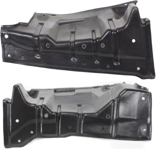 Set of 2 Front Engine Splash Shield Under Cover Left Driver & Right Passenger Side for 2008-2017 Mitsubishi Lancer, 2011-2022 Outlander Sport & More