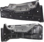 Set of 2 Front Engine Splash Shield Under Cover Left Driver & Right Passenger Side for 2008-2017 Mitsubishi Lancer, 2011-2022 Outlander Sport & More
