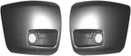9-Piece Front Bumper Kit: Chrome Bumper Steel, Lower Valance, Extension, End Caps, Brackets & Fog Lights (Left & Right) for 2007-2013 Chevrolet Silverado 1500