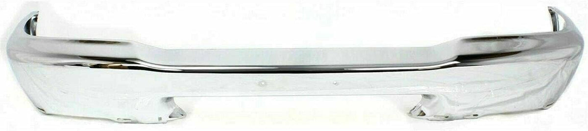 2-Piece Front Bumper Kit: Chrome Bumper Steel & Textured Lower Valance Plastic for 1998-2000 Ford Ranger