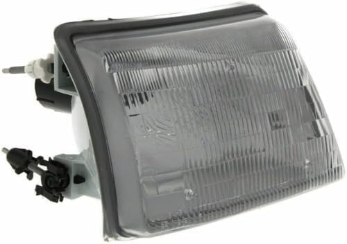 4-Piece Front Headlight Kit: Head Light Assembly & & Corner Lamp (Left & Right) for 1998-2000 Ford Ranger