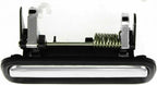 Front Door Handle Textured Black with Chrome Lever Left Driver & Right Passenger Side, with Key Hole for 1995-2004 Toyota Tacoma
