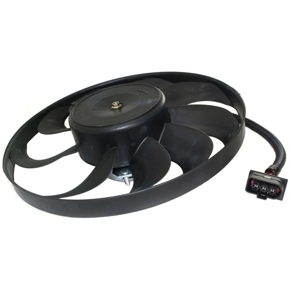 OE Replacement A/C Condenser Fan Passenger Side, Single fan For 1999-2005 Volkswagen Jetta