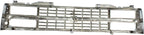 Front Grille Chrome Shell & Black Insert with Quad or Composite Headlights, Chrome Shell with Black Insert for 1988-1993 Chevrolet C1500, 1988-1993 K1500 & More
