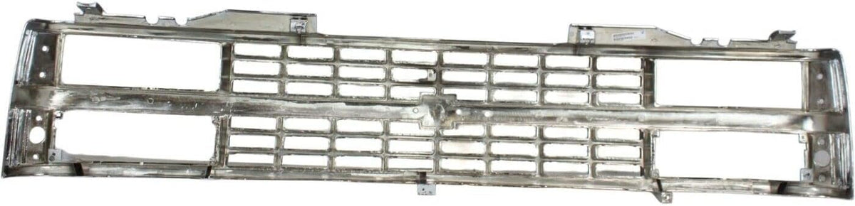 Front Grille Chrome Shell & Black Insert with Quad or Composite Headlights, Chrome Shell with Black Insert for 1988-1993 Chevrolet C1500, 1988-1993 K1500 & More