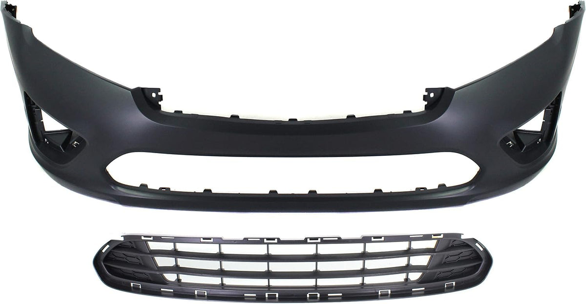 2-Piece Bumper Cover Kit: Bumper Cover & Kit for 2010-2012 Ford Fusion