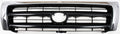 Weast Dekle Front Grille Chrome Shell/painted Dark Argent Insert for 1997-2000 Toyota Tacoma