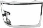 3-Piece Front Grille Kit: Chrome Grille Shell/plastic Insert & Head Light Doors (Left & Right) for 1992-1997 Ford F-350, 1992-1996 Bronco & More