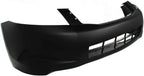 2-Piece Front Bumper Cover Kit: Primed Bumper Cover & Primed Grille Shell & Insert with Chrome Molding for 2008-2010 Honda Accord