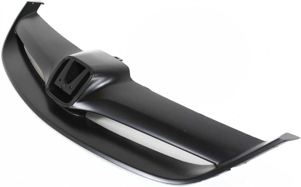 2-Piece Front Bumper Cover Kit: Primed Bumper Cover & Painted Black Grille Shell & Insert for 2004-2005 Honda Civic