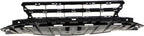 5-Piece Front Bumper Cover Kit: Primed Bumper Cover, Lower Grille, Chrome Molding & Textured Fog Light Cover (Left & Right) for 2013-2015 Honda Civic