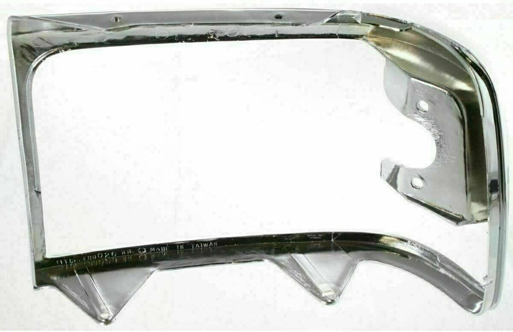 3-Piece Front Grille Kit: Chrome Grille Shell/plastic Insert & Head Light Doors (Left & Right) for 1992-1997 Ford F-350, 1992-1996 Bronco & More