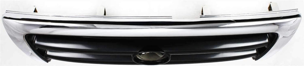 Front Grille Chrome Shell/painted Dark Argent Insert for 1997-2000 Toyota Tacoma