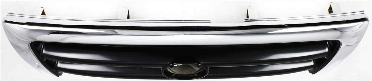 Front Grille Chrome Shell/painted Dark Argent Insert for 1997-2000 Toyota Tacoma
